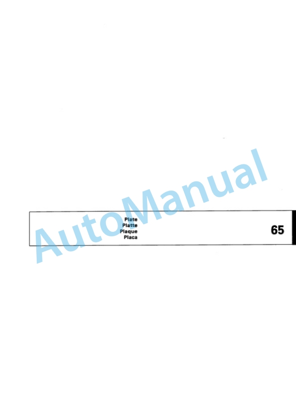 Bomag BT 58, BT 68 Vibratory Tamper Spare Parts Catalogue 00813221-3
