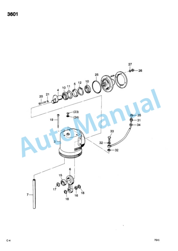 Bomag BT 70 S, BT 71 Vibratory Tamper Spare Parts Catalogue 00813200-3