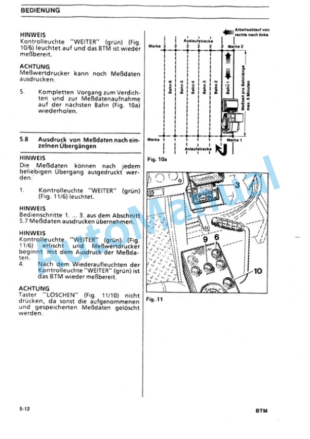 Bomag BTM 03 Terra Meter Spare Parts Catalogue 00819005-2