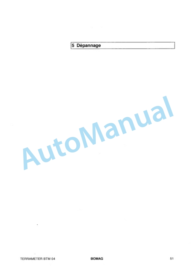 Bomag BTM 04 Terra Meter Spare Parts Catalogue 00816203 FR-3