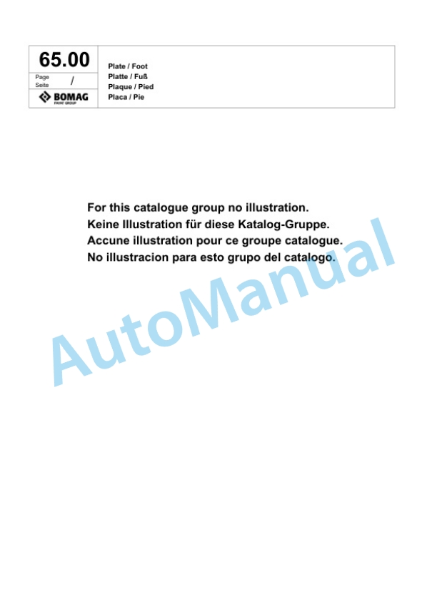 Bomag BVP 18-45 Vibratory Plate Compactor Spare Parts Catalogue 00818689-2