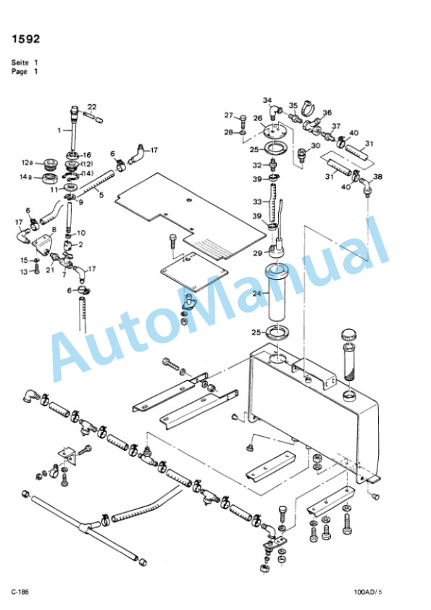 Bomag BW 100 AD-AC Spare Parts Catalogue 00812710-2