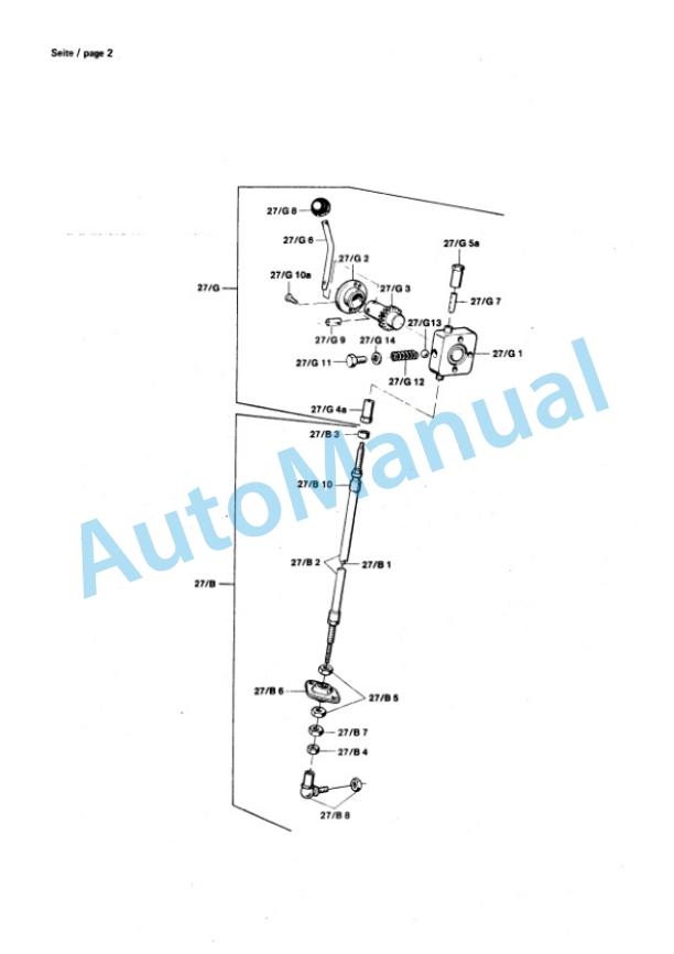 Bomag BW 101 A, BW 101 AD Tandem Vibratory Roller Spare Parts Catalogue 00812800 GE-4