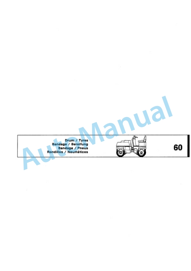 Bomag BW 120 AD-H, BW 120 AC-H Tandem Vibratory Roller Spare Parts Catalogue 00810146-3