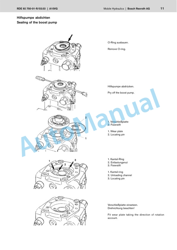 Alternative view of Bomag BW 135 AD-5, BW 138 AC-5, BW 138 AD-5 Tandem Vibratory Rollers Service Manual 00840134
