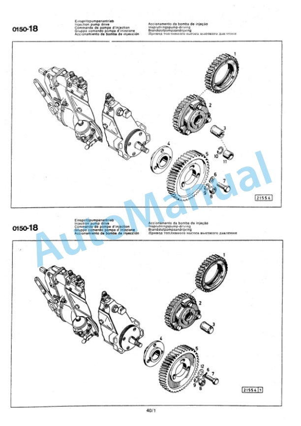 Bomag BW 141-66 AD Tandem Vibrating Roller Spare Parts Catalogue 00814405-4
