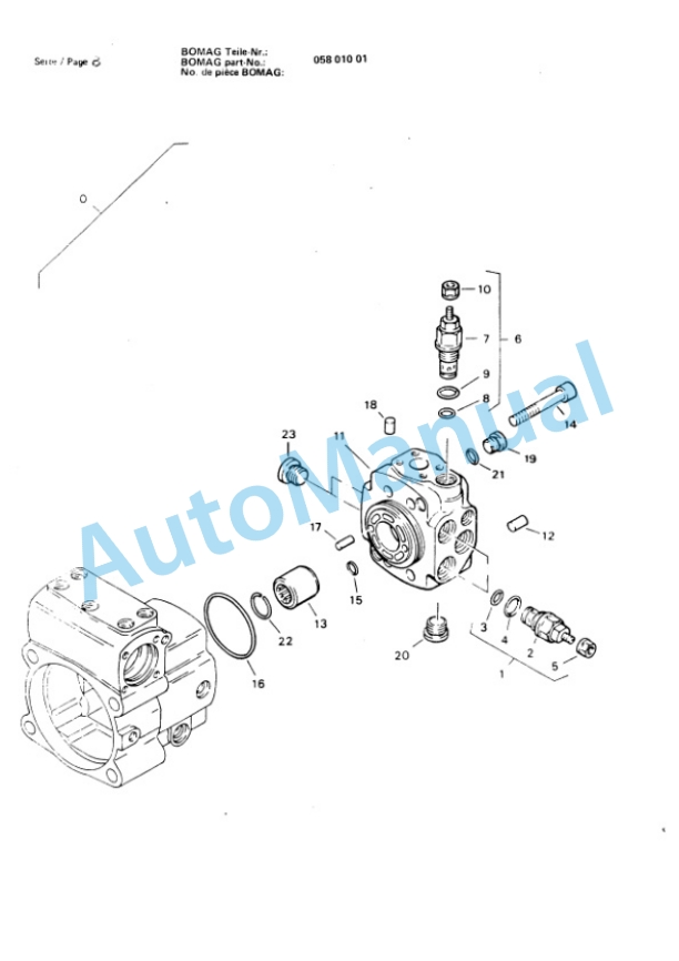 Bomag BW 142 D, BW 142 AD, BW 172 D, BW 172 AD Spare Parts Catalogue 00814421-3