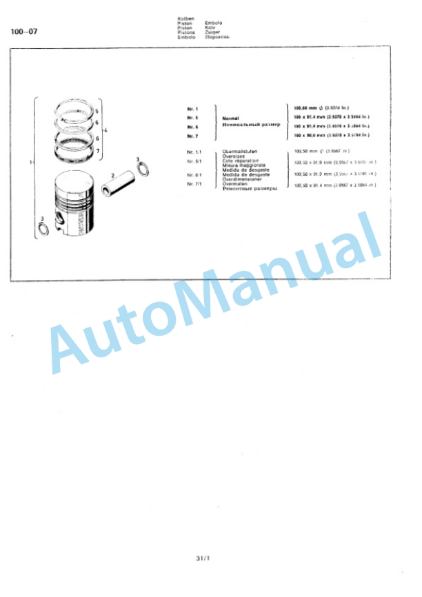 Bomag BW 144 AD, BW 154 AD Spare Parts Catalogue 00814510-4