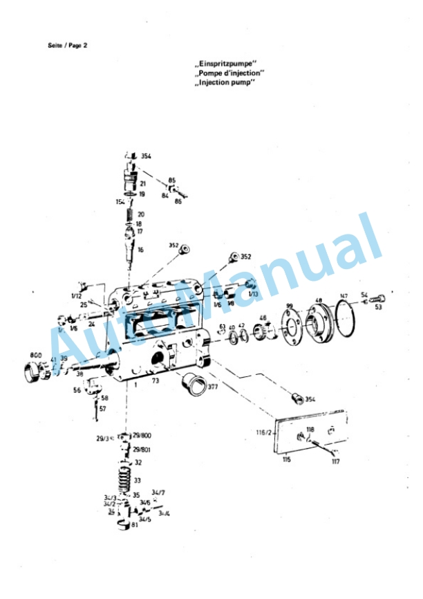 Bomag BW 160 A, BW 160 AD, BW 160 AC Spare Parts Catalogue 00814610 GE-2