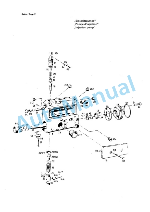Bomag BW 160 A, BW 160 AD, BW 160 AC Spare Parts Catalogue 00814611-2