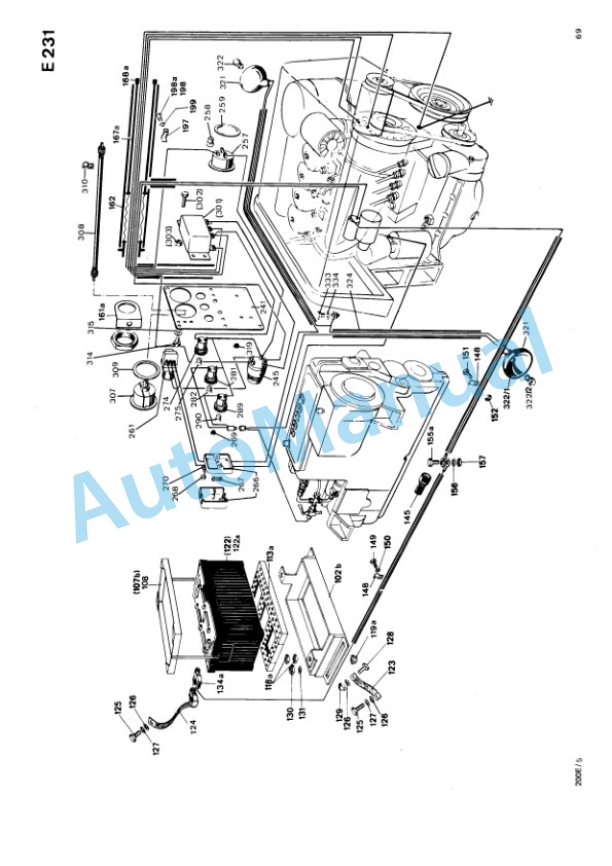 Bomag BW 200E Double Vibratory Roller Spare Parts Catalogue 00811701-5