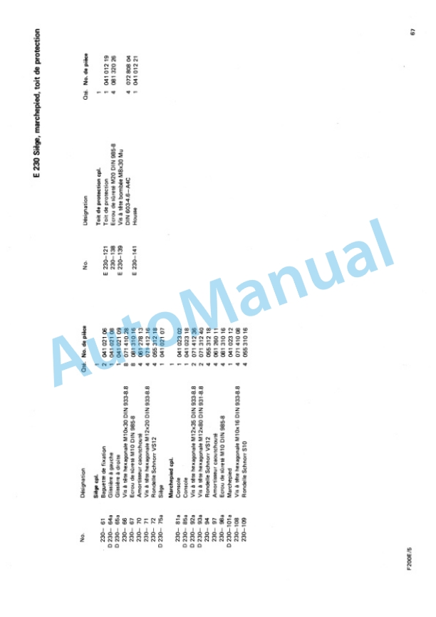 Bomag BW 200E Double Vibratory Roller Spare Parts Catalogue 00817702 FR-5