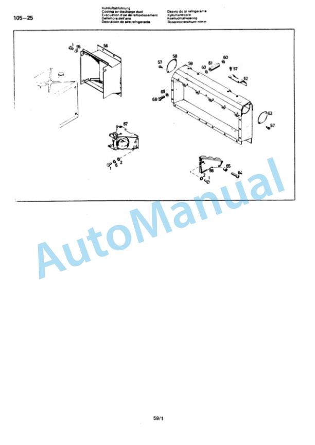 Bomag BW 201 AD Tandem Vibratory Roller Spare Parts Catalogue 00812910-5