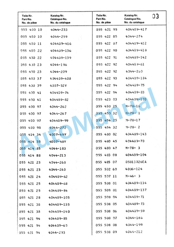 Bomag BW 212 Single Drum Vibratory Roller Spare Parts Catalogue 00814222-3