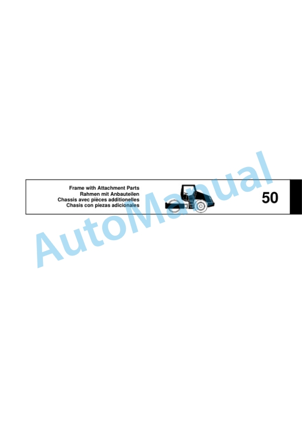 Bomag BW 216 DHC-3 Single Drum Wheel Drive Vibratory Roller Spare Parts Catalogue 00817643-2