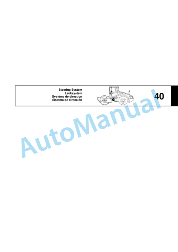 Bomag BW 226 DH-DI-RC-4 BVC Single Drum Wheel Drive Vibratory Roller Spare Parts Catalogue 00817819-2