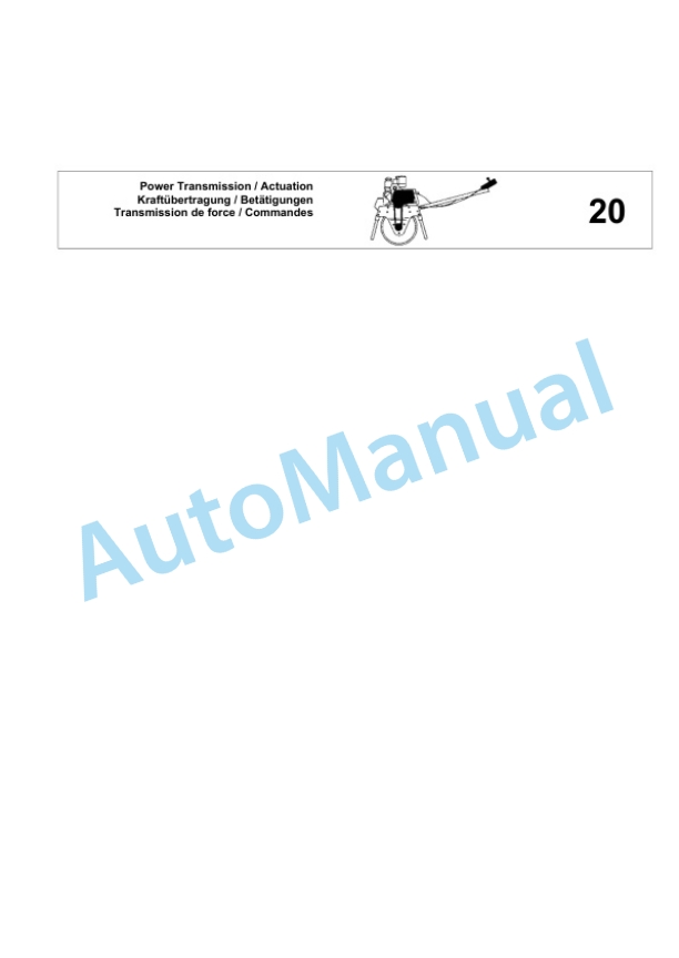 Bomag BW 55 E Single-Drum Vibration Roller Spare Parts Catalogue 00826207-2