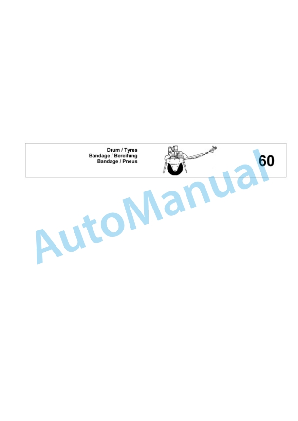 Bomag BW 55 E Single-Drum Vibration Roller Spare Parts Catalogue 00826207-5
