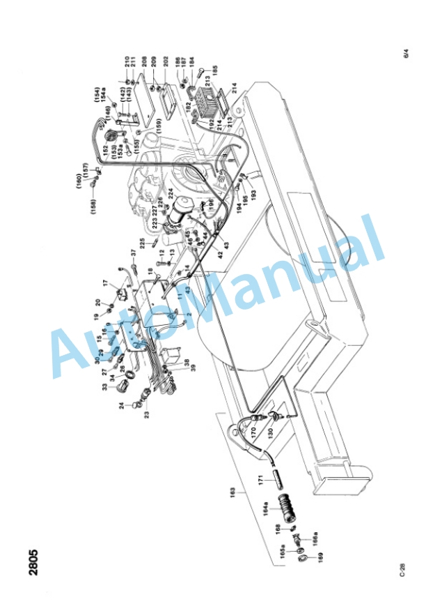 Bomag BW 6, BW 6S Towed Vibratory Rollers Spare Parts Catalogue 00812402 FR-3