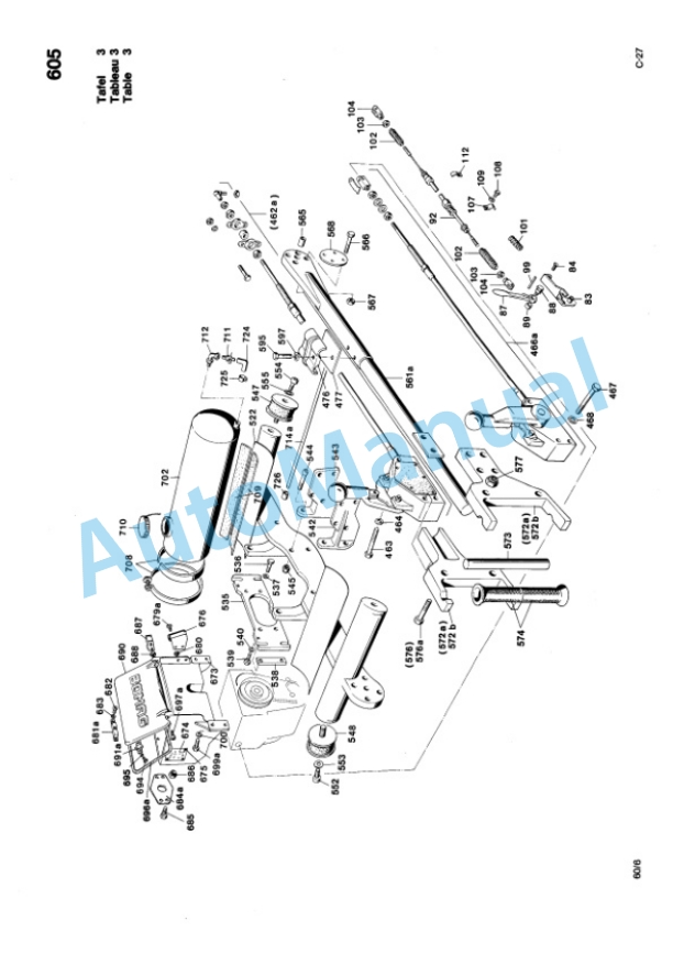 Bomag BW 60 S Double Vibratory Roller Spare Parts Catalogue 00810209 FR-2