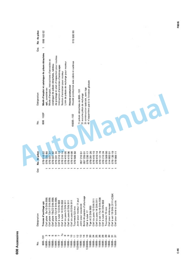 Bomag BW 60 S Double Vibratory Roller Spare Parts Catalogue 00810209 FR-4
