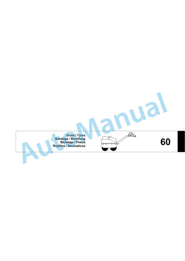 Bomag BW 65 H Double Vibratory Roller Spare Parts Catalogue 00818775-3