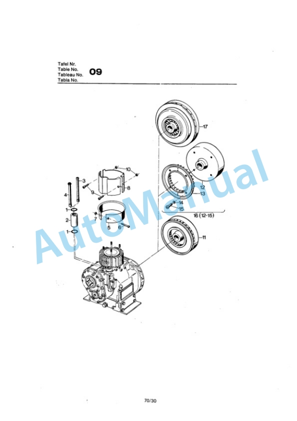 Bomag BW 65 HS Double Vibratory Roller Spare Parts Catalogue 00810381-4
