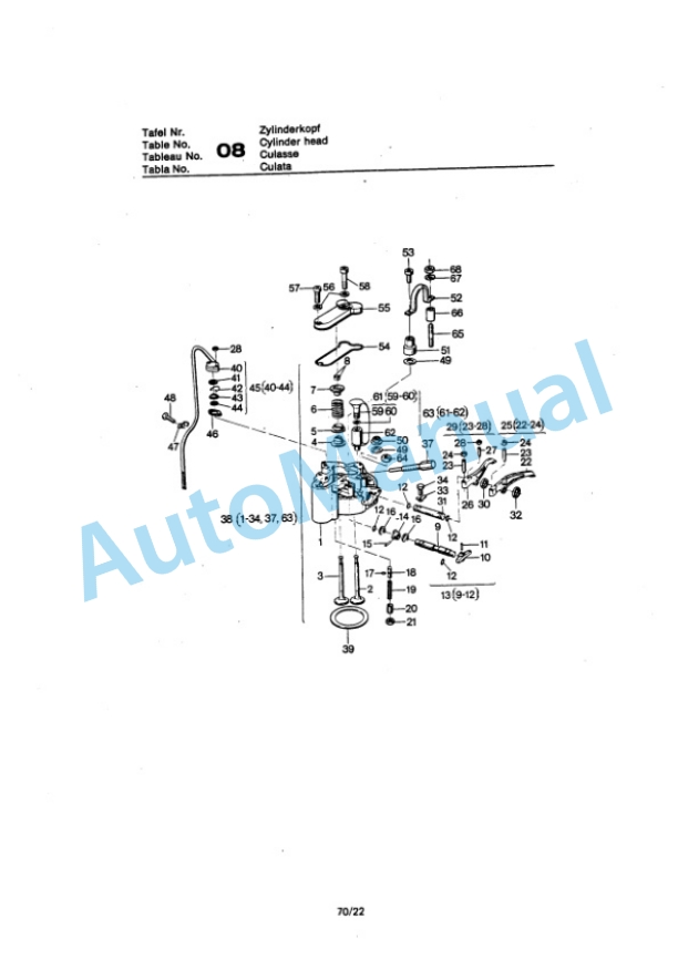 Bomag BW 75 S Double Vibratory Roller Spare Parts Catalogue 00810508-3