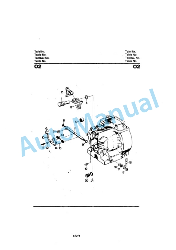 Bomag BW 75 S Double Vibratory Roller Spare Parts Catalogue 00810509 FR-4