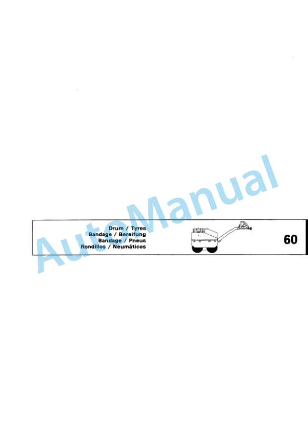 Bomag BW 75 S Double Vibratory Roller Spare Parts Catalogue 00811406-4