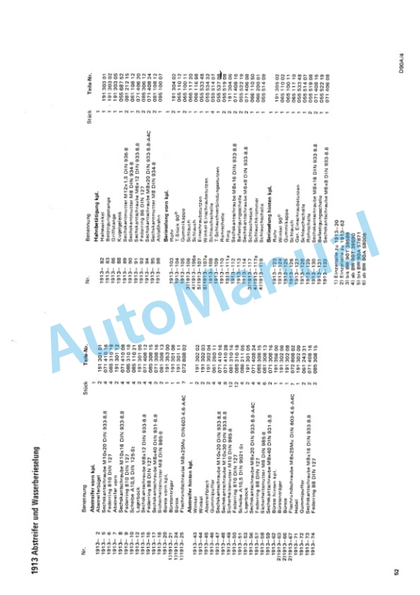 Bomag BW 90 A Tandem Vibratory Roller Spare Parts Catalogue 00810900-4