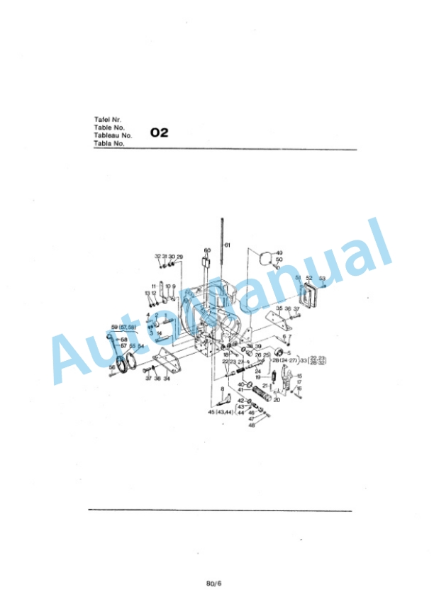 Bomag BW 90 S Double Vibratory Roller Spare Parts Catalogue 00810807 GE-3
