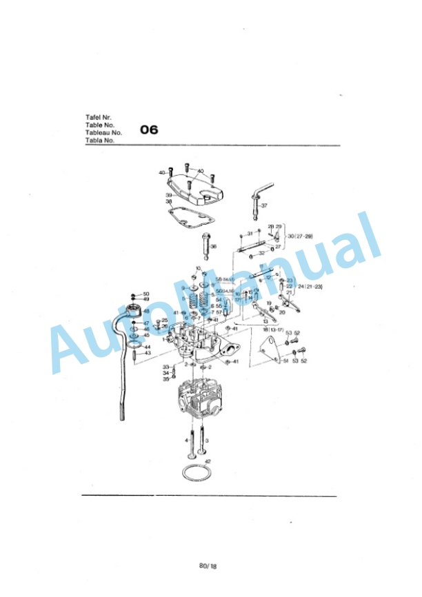 Bomag BW 90 S Double Vibratory Roller Spare Parts Catalogue 00810807 GE-4
