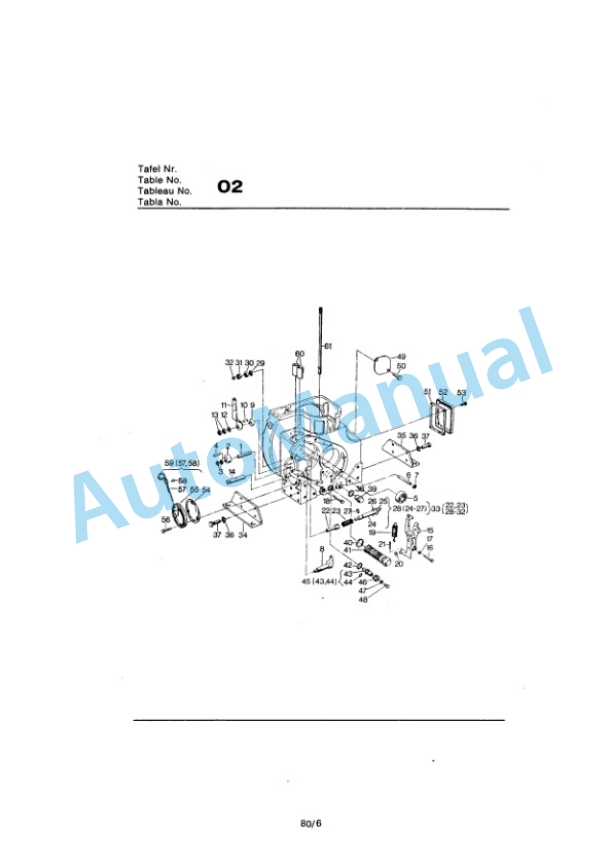 Bomag BW 90 S Double Vibratory Roller Spare Parts Catalogue 00810808-3