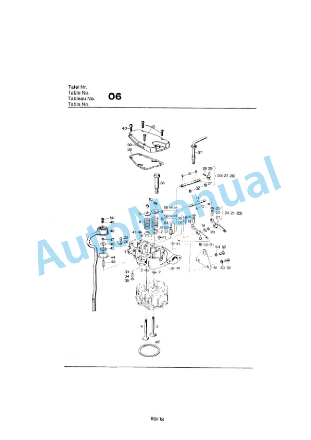 Bomag BW 90 S Double Vibratory Roller Spare Parts Catalogue 00810808-4
