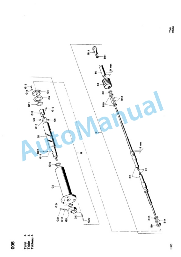 Bomag BW 90 S Double Vibratory Roller Spare Parts Catalogue 00810809 FR-4