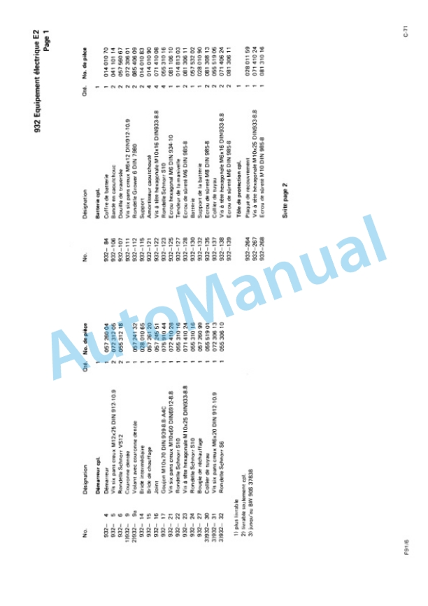 Bomag BW 90 S Double Vibratory Roller Spare Parts Catalogue 00810809 FR-5