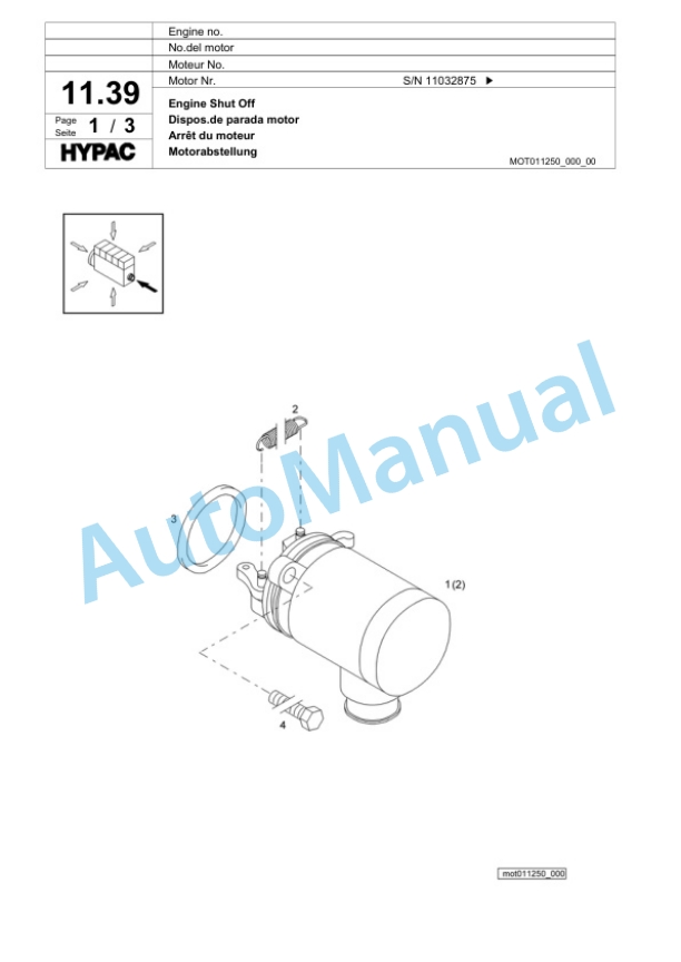 Bomag C 330 B Steel Wheel Roller Spare Parts Catalogue 00818975-2