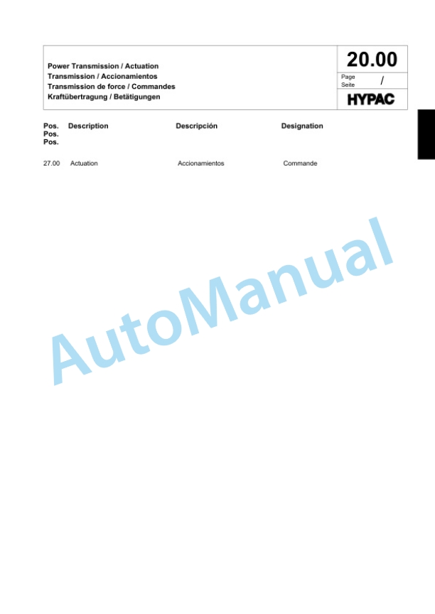 Bomag C 330 B Steel Wheel Roller Spare Parts Catalogue 00818979-3