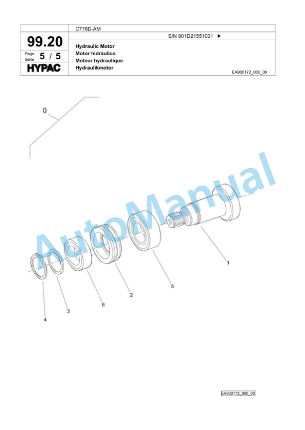 Bomag C778D-AM Tandem Vibratory Roller Spare Parts Catalogue 00818839-4
