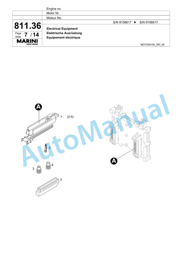 Bomag MP 2100 Cold Milling Planer Spare Parts Catalogue 00800601-3