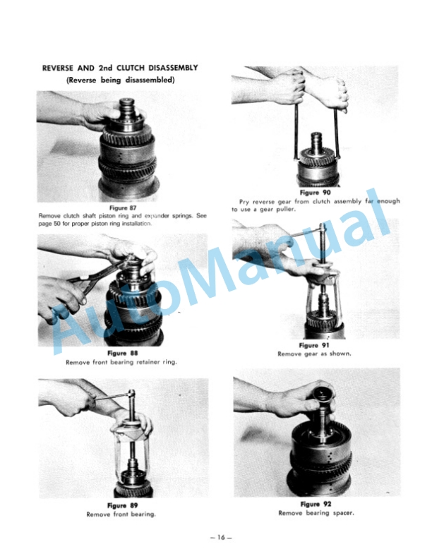 Clark 18000 Powershift Transmission Maintenance and Service Manual-2