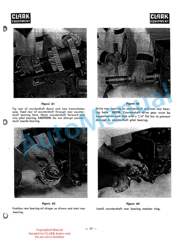 Clark 280V Transmission Maintenance and Service Manual-3