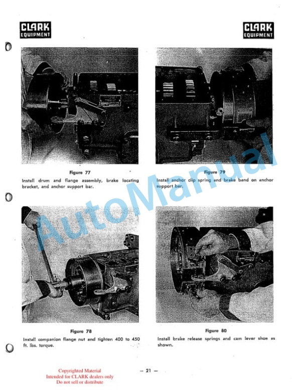 Clark 280V Transmission Maintenance and Service Manual-4