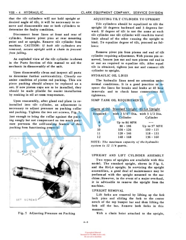 Clark A3 Clipper Maintenance Manual-5
