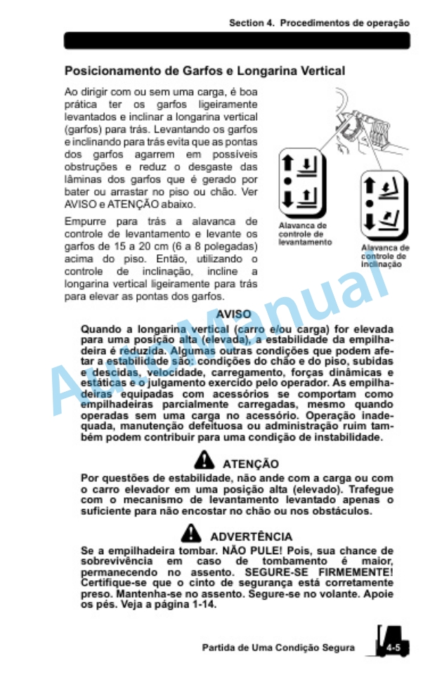 Clark C 15-35 D, L, G, C 15-32 C L, C 40-55s D, L, C 60-80 D, L, GTS 20-33 D, L Operator Manual OM-1037-2
