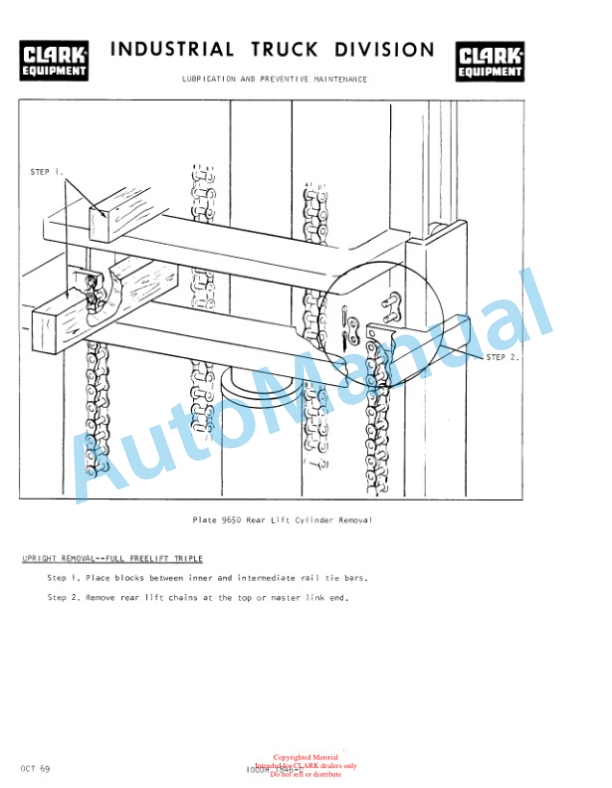 Clark C 20 B, C 25 B, C 20 BP, CS 30 Operator Manual O-160-1-5