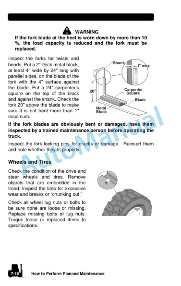Clark C-40, 45, 50s, 55s D, L, C-60, 70, 75, 80 D, L Operator Manual OM-1038-5