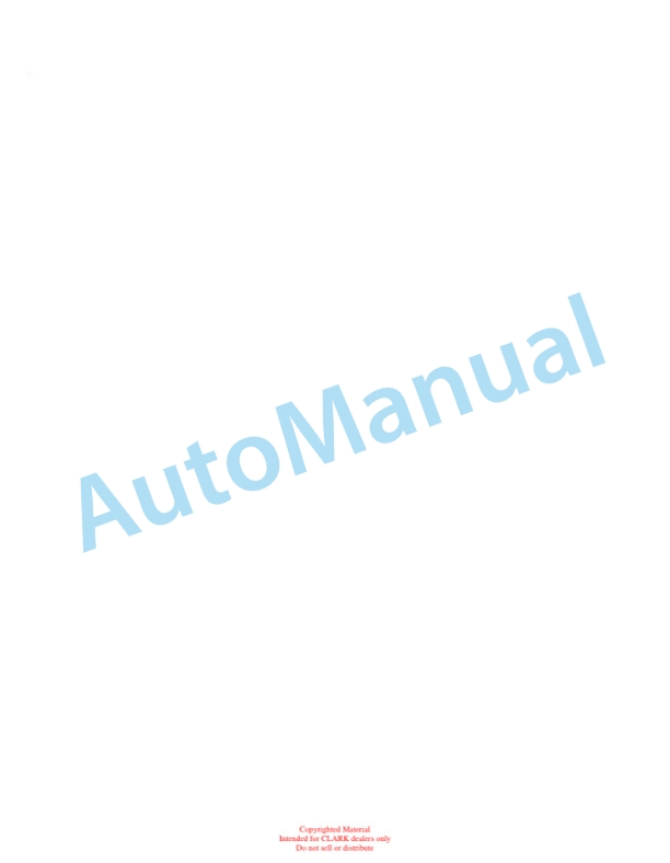 Clark C 60 B, C 70 B, C 80 B, CY 60 B, CY 70 B, CY 80 B Diesel Operator Manual O-255 2nd-2