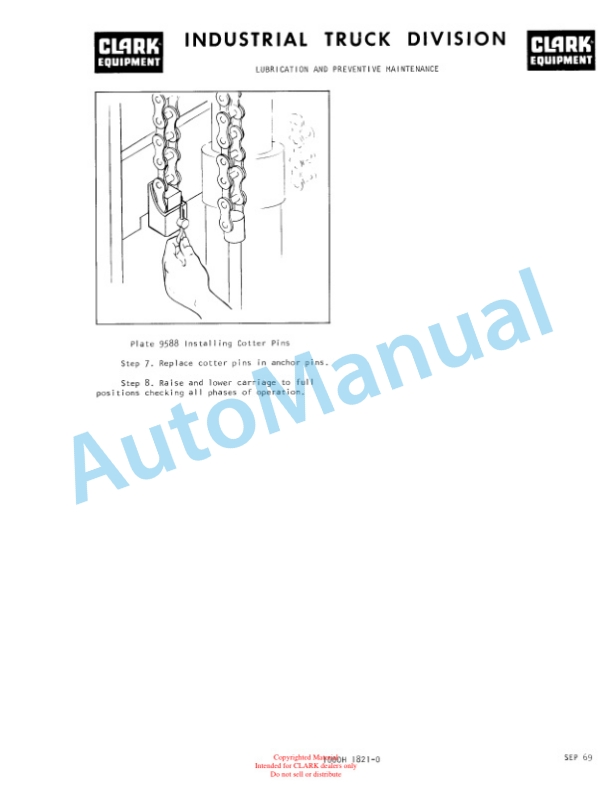 Clark C 60 B, C 70 B, C 80 B, CY 60 B, CY 70 B, CY 80 B Diesel Operator Manual O-255 2nd-5
